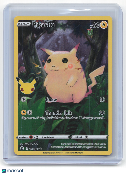 2021 Pokemon Pikachu Celebrations Rare #5/25 Near Mint