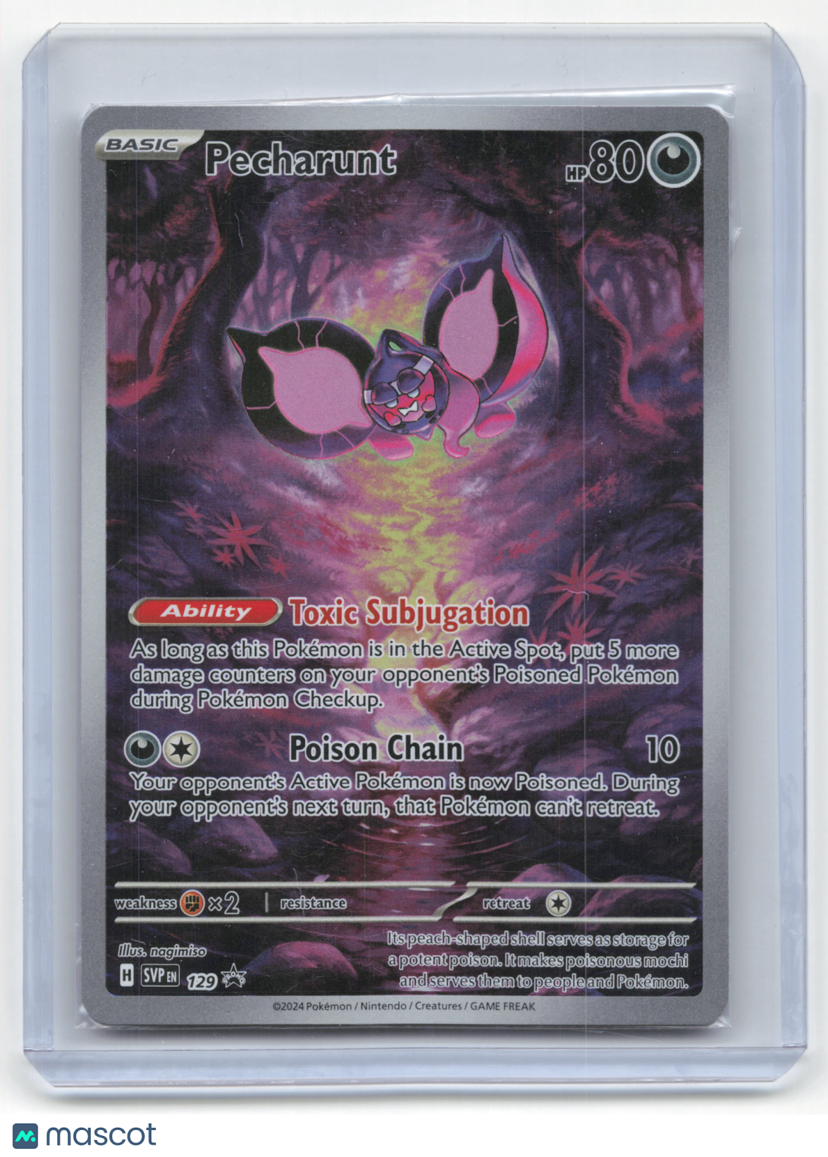 2024 Pokemon Pecharunt Scarlet & Violet Black Star Promo #129 (Sealed)