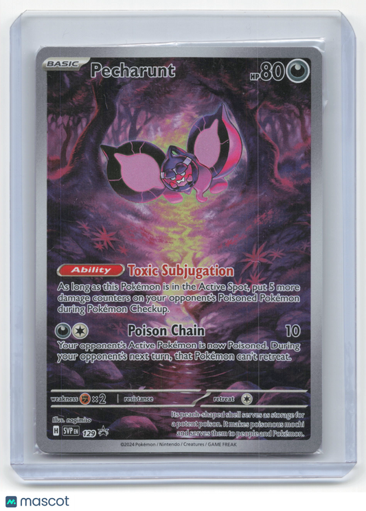 2024 Pokemon Pecharunt Scarlet & Violet Black Star Promo #129 (Sealed)