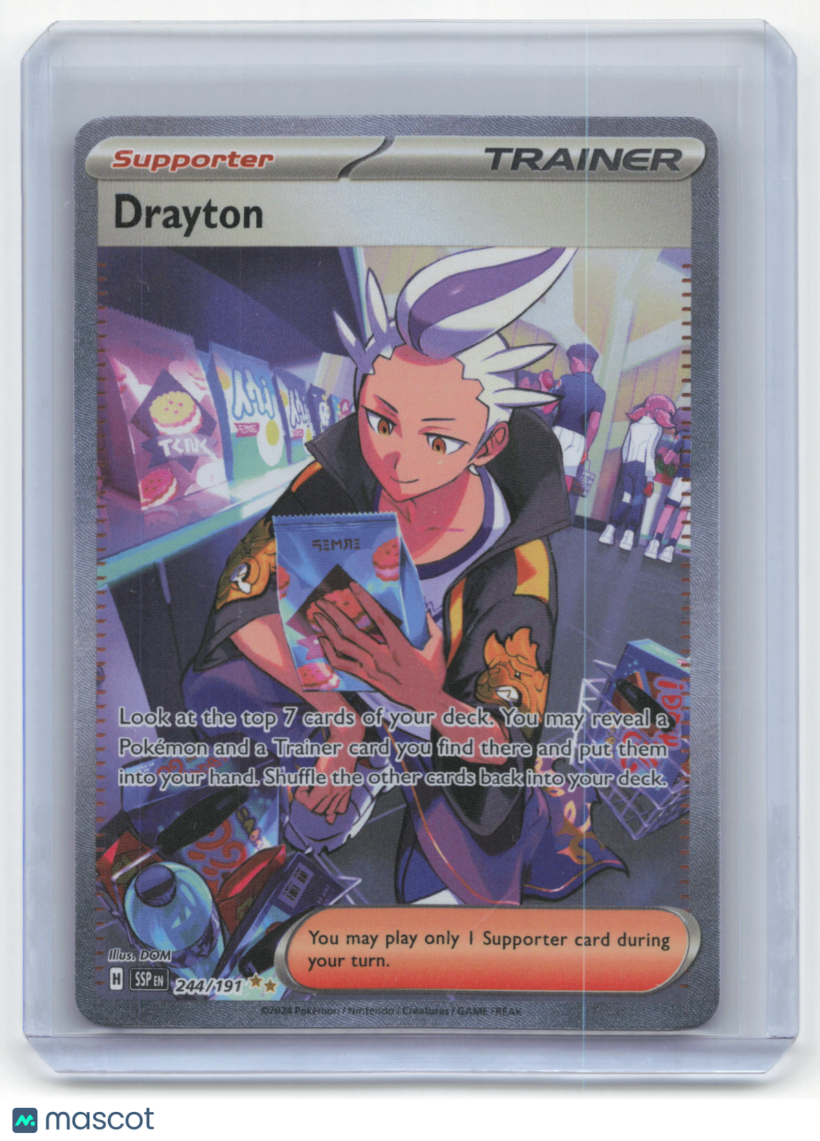2024 Pokemon Drayton Surging Sparks Special Illustration Rare #244/191 Near Mint