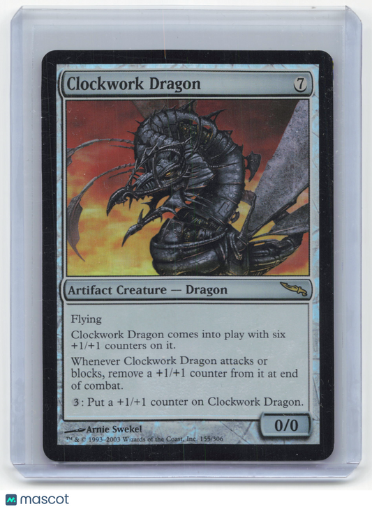 2003 Magic: The Gathering Clockwork Dragon Mirrodin Rare Foil #155/306