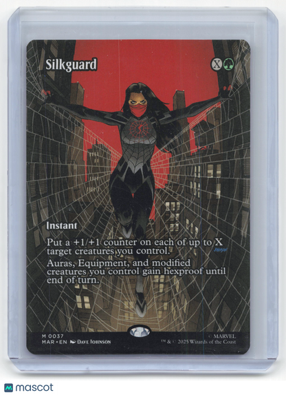 2025 Magic: The Gathering—Silk #0037 Marvel Universe—Mythic Non-Foil Borderless