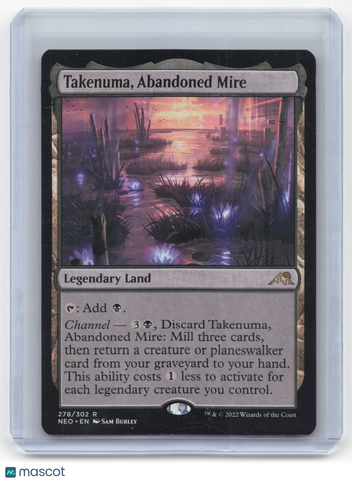 2022 Magic: The Gathering Takenuma, Abandoned Mire NEO Rare Non-Foil #278/302