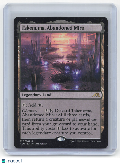 2022 Magic: The Gathering Takenuma, Abandoned Mire NEO Rare Non-Foil #278/302