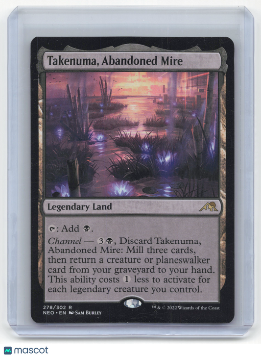 2022 Magic: The Gathering Takenuma, Abandoned Mire NEO Rare Non-Foil #278/302