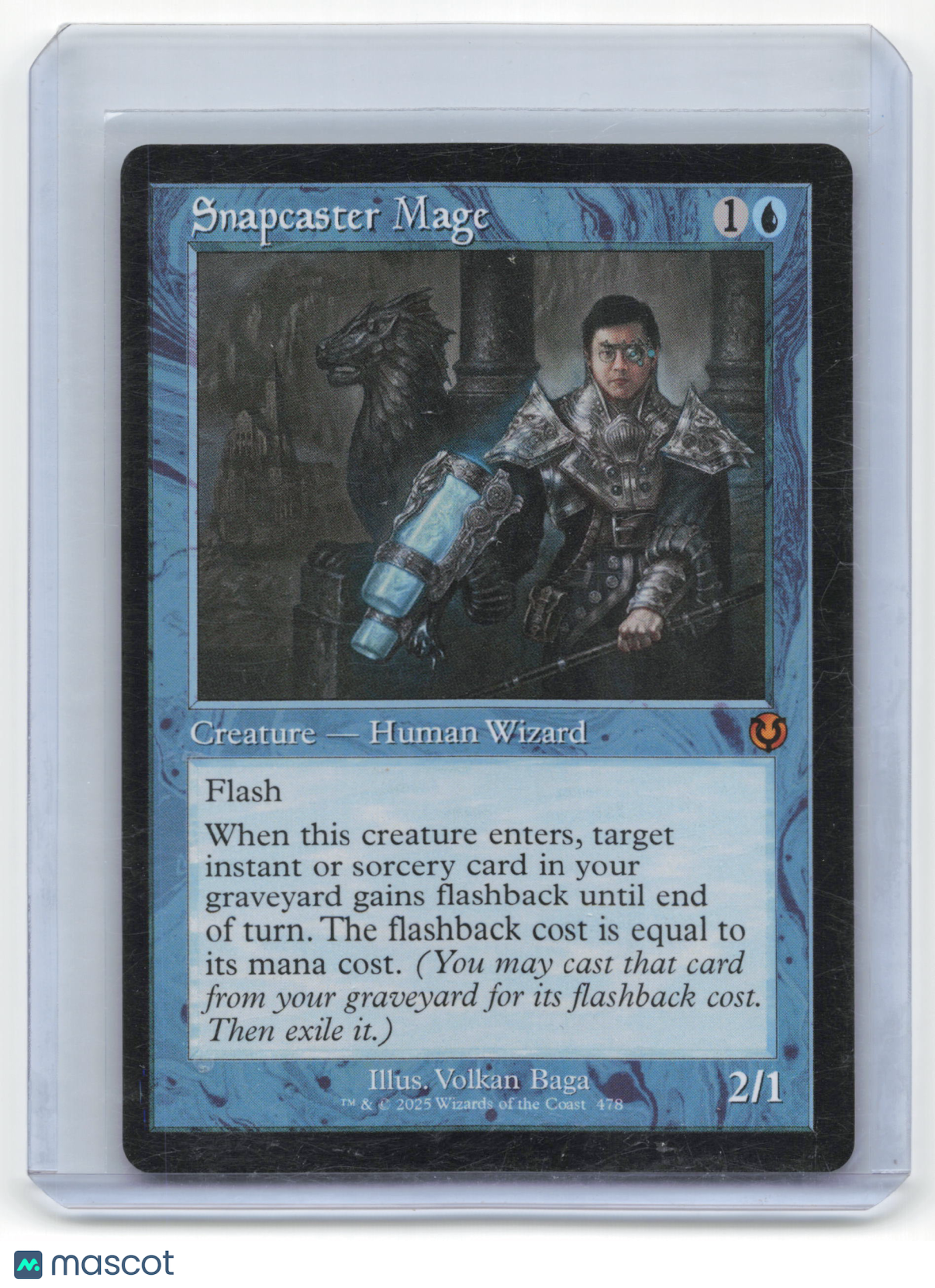 2025 Magic: The Gathering Snapcaster Mage INR Mythic Non-Foil #478 Retro Frame