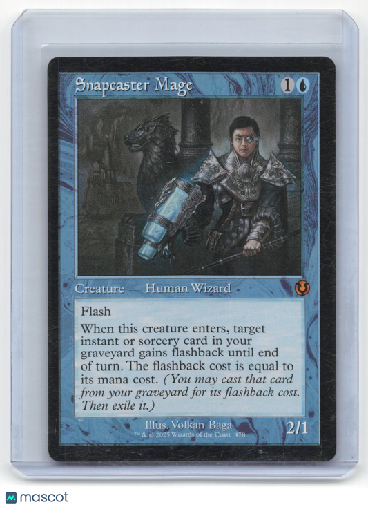 2025 Magic: The Gathering Snapcaster Mage INR Mythic Non-Foil #478 Retro Frame