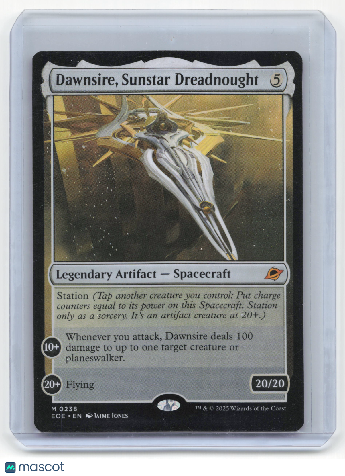 2025 Magic: The Gathering Dawnsire, Sunstar Dreadnought EOE Mythic Non-Foil #238