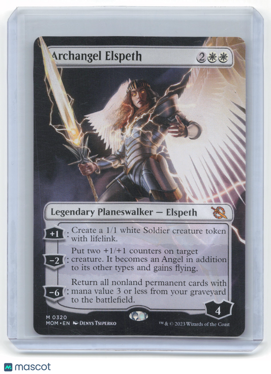 2023 Magic: The Gathering Archangel Elspeth MOM Mythic Non-Foil #320 Borderless