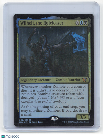 2021 Magic: The Gathering Wilhelt, the Rotcleaver MIC Mythic Foil #2/38