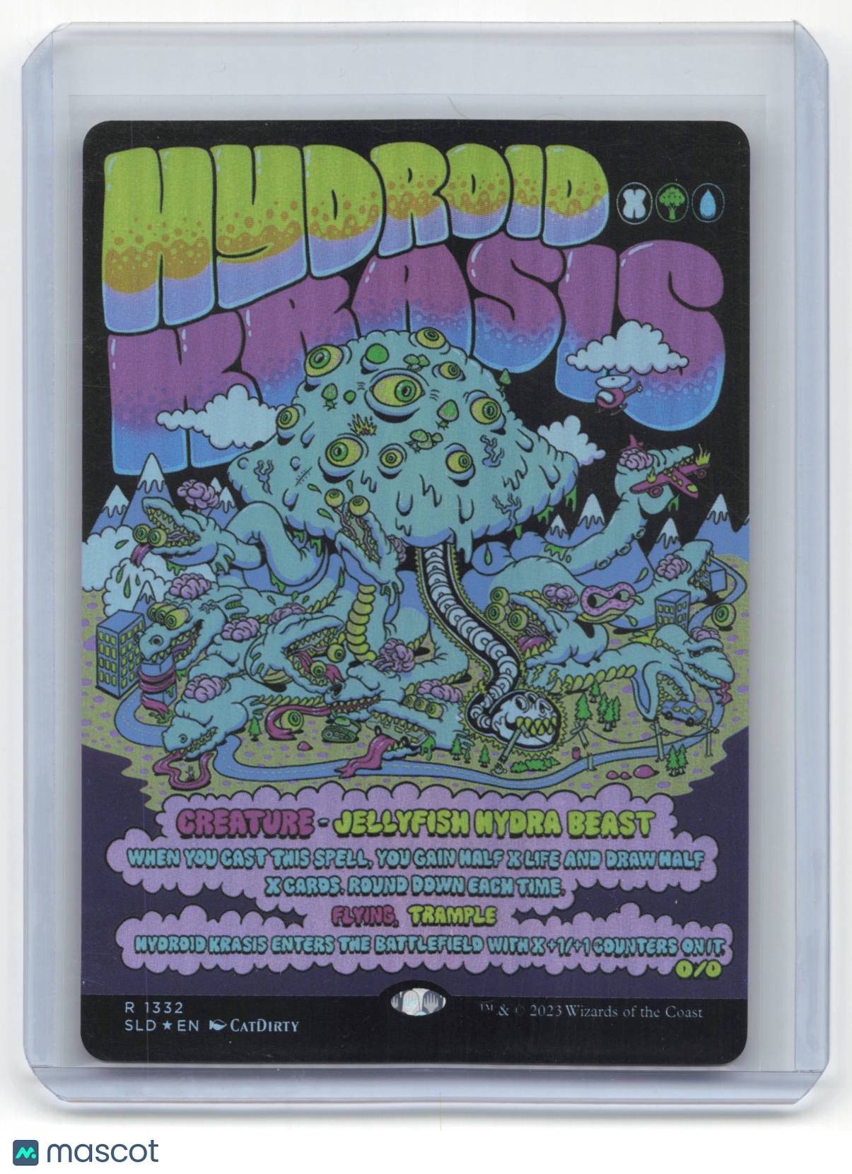 2023 Magic: The Gathering Hydroid Krasis Secret Lair Drop Rare Foil #1332