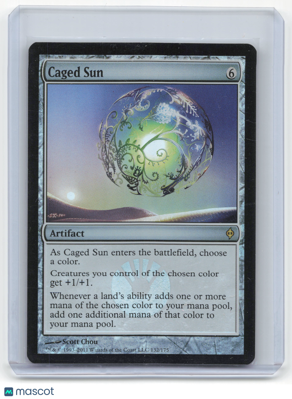 2011 Magic: The Gathering Caged Sun New Phyrexia Rare Foil #132