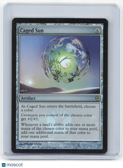 2011 Magic: The Gathering—Caged Sun #132 New Phyrexia—Rare Foil
