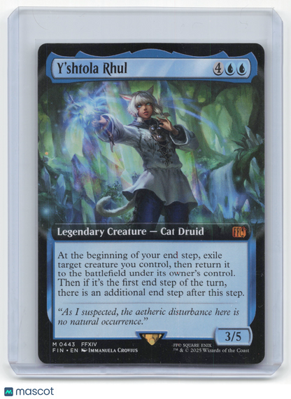 2025 Magic: The Gathering Y'shtola Rhul FIN Mythic Non-Foil #443 Extended Art