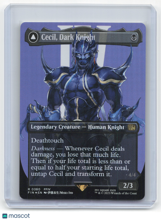 2025 Magic: The Gathering Cecil, Dark Knight Final Fantasy Foil #380 Borderless