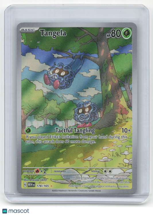 2023 Tangela Pokemon 151 Illustration Rare Holo #178/165 Near Mint