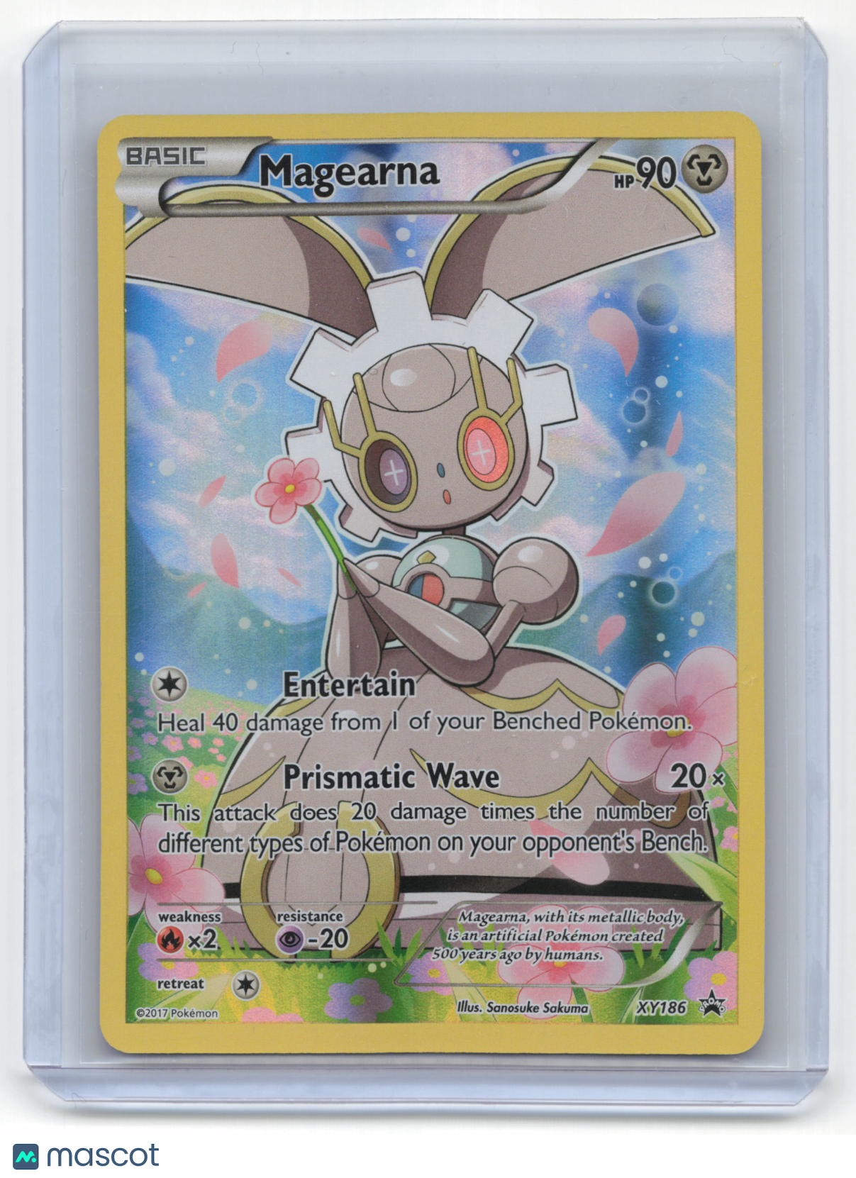 2017 Pokemon Magearna XY Black Star Promo Holo #XY186 Lightly Played