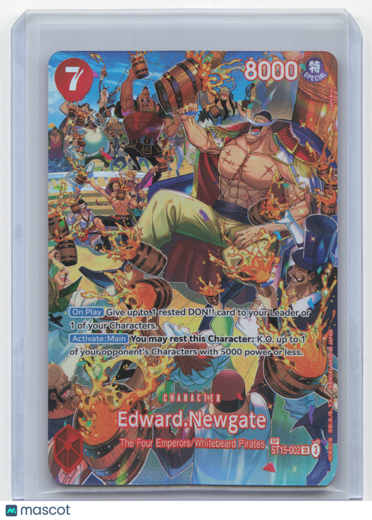 2024 One Piece Edward Newgate RED Edward Newgate [SP] #ST15-002 Near Mint