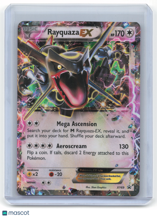 Pokemon Rayquaza EX 2015 XY Black Star Promo Holo #XY69 Lightly Played