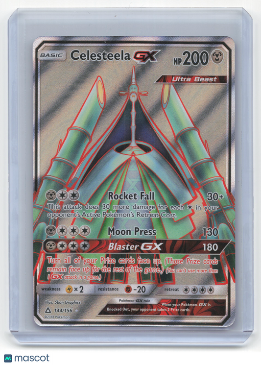 2018 Pokemon Celesteela GX Celestial Storm Rare Holo #144/156 Near Mint