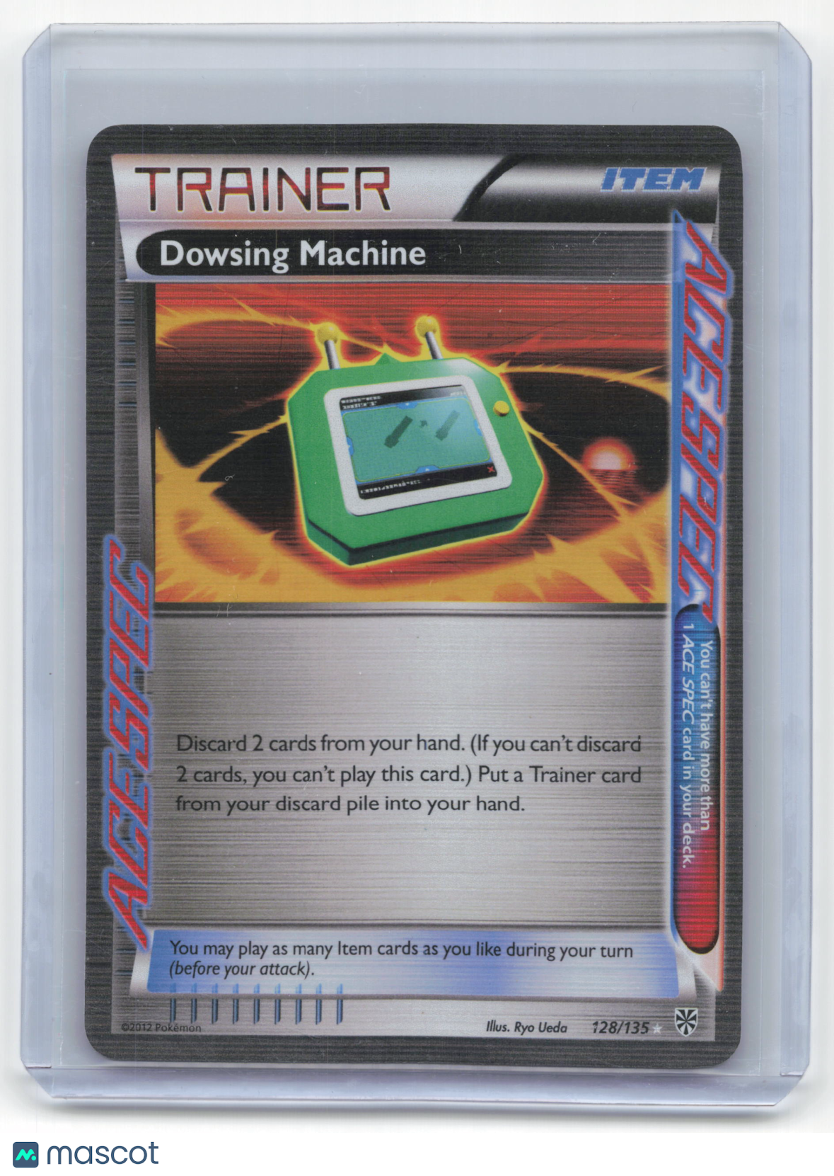 2012 Pokemon Dowsing Machine Boundaries Crossed Rare #128/135 Moderately Played