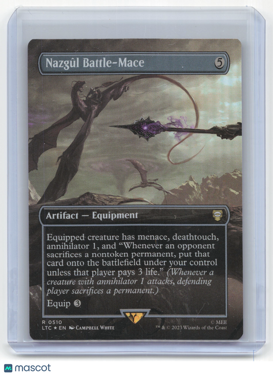 2023 Magic: The Gathering Nazgûl Battle-Mace LTC Rare Foil #510 Borderless