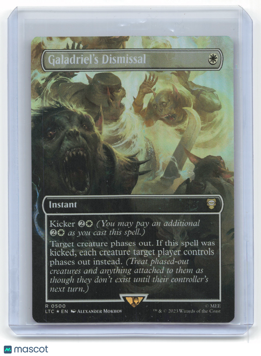 2023 Magic: The Gathering Galadriel LTC Rare Foil #500 Borderless