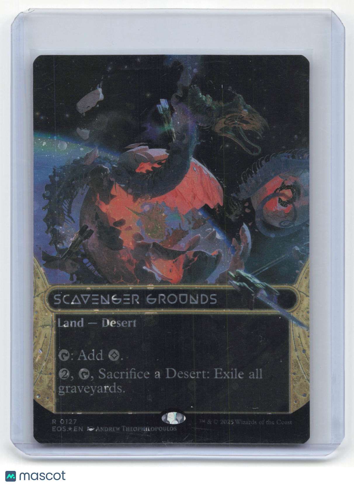 2025 Magic: The Gathering Scavenger Grounds EOS Rare Galaxy Foil #127 Borderless