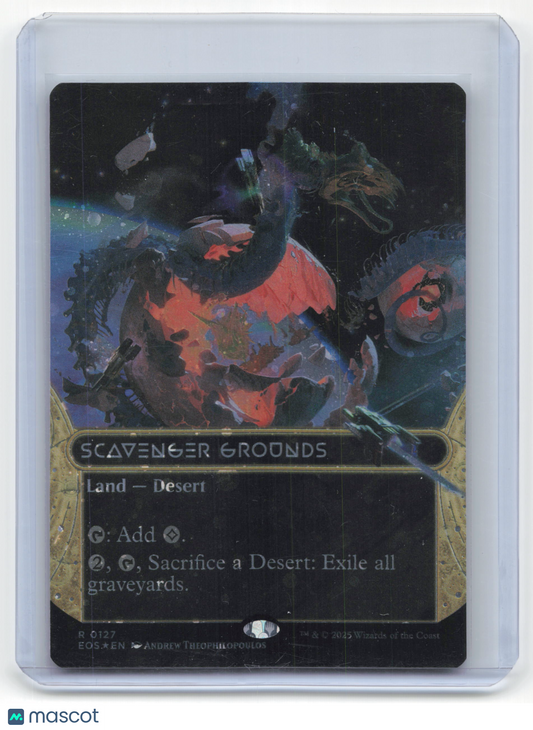 2025 Magic: The Gathering Scavenger Grounds EOS Rare Galaxy Foil #127 Borderless