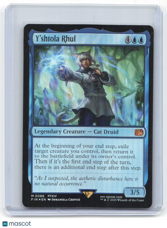 2025 Magic: The Gathering Y'shtola Rhul Final Fantasy Mythic Foil #86