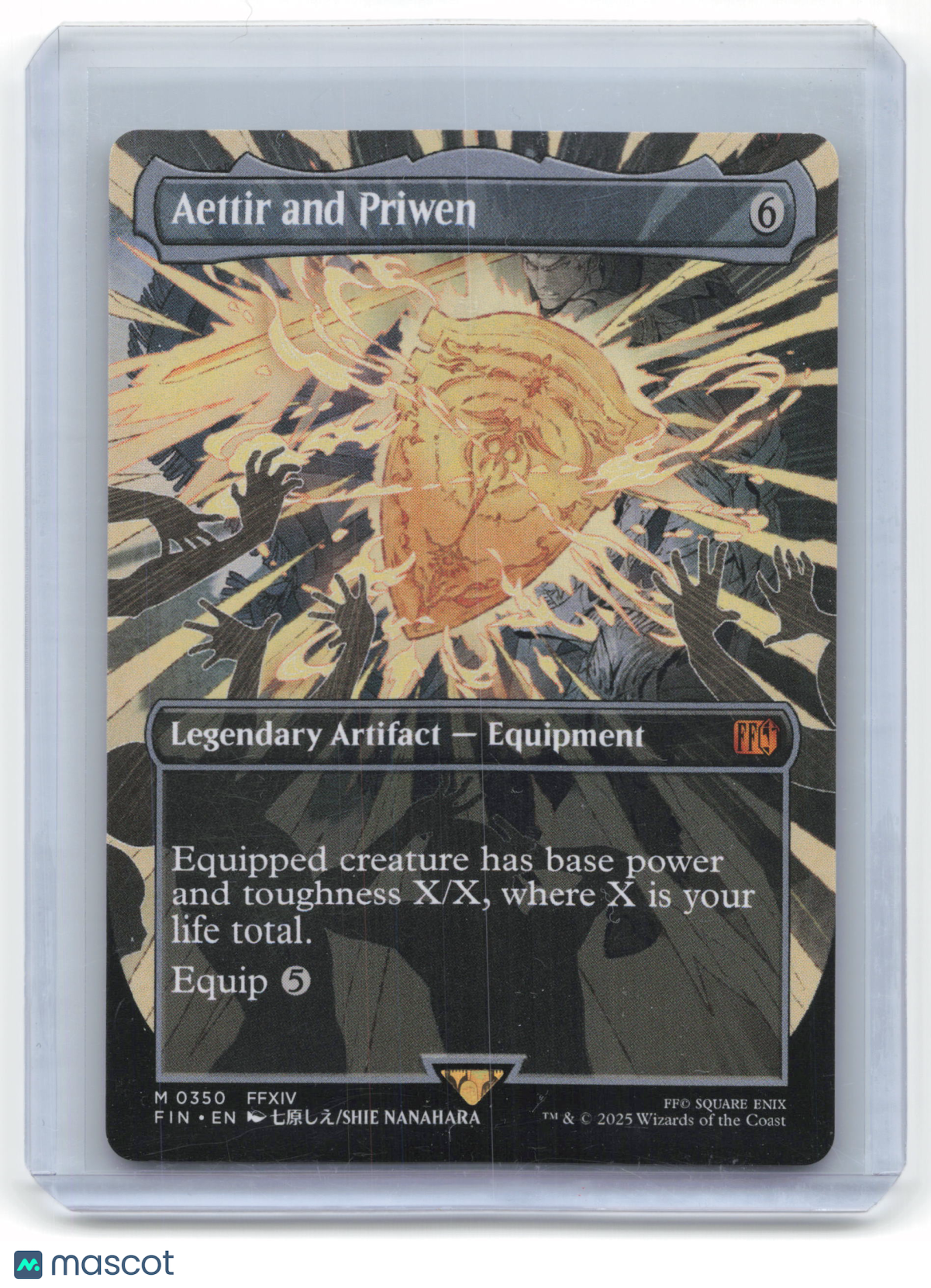2025 Magic: The Gathering Aettir and Priwen FIN Mythic Non-Foil #350 Borderless