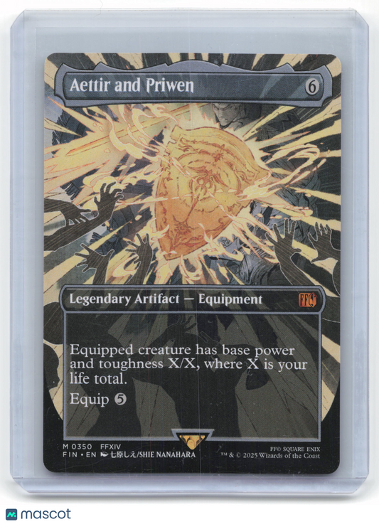 2025 Magic: The Gathering Aettir and Priwen FIN Mythic Non-Foil #350 Borderless
