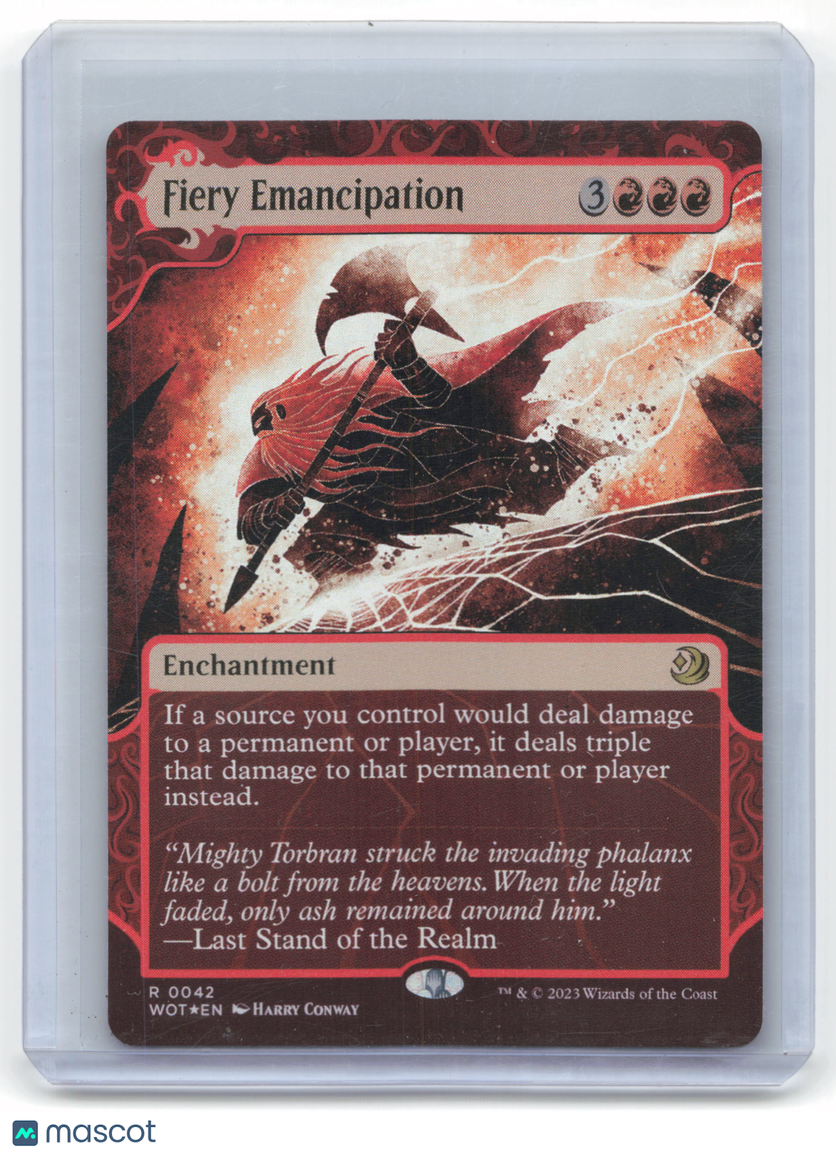 2023 Magic: The Gathering Fiery Emancipation WOT Rare Foil #42