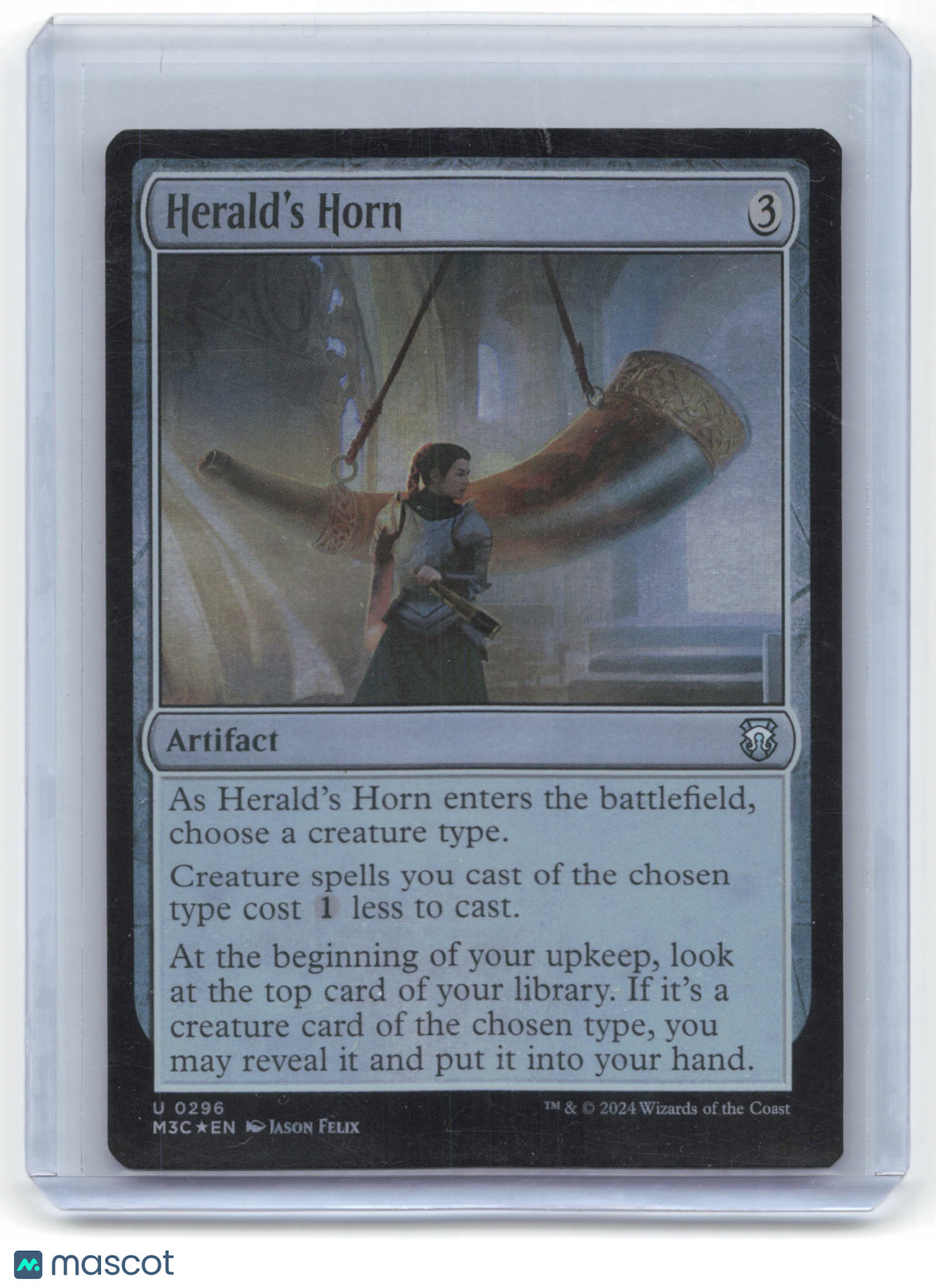 2024 Magic: The Gathering Herald's Horn M3C Uncommon Ripple Foil #296