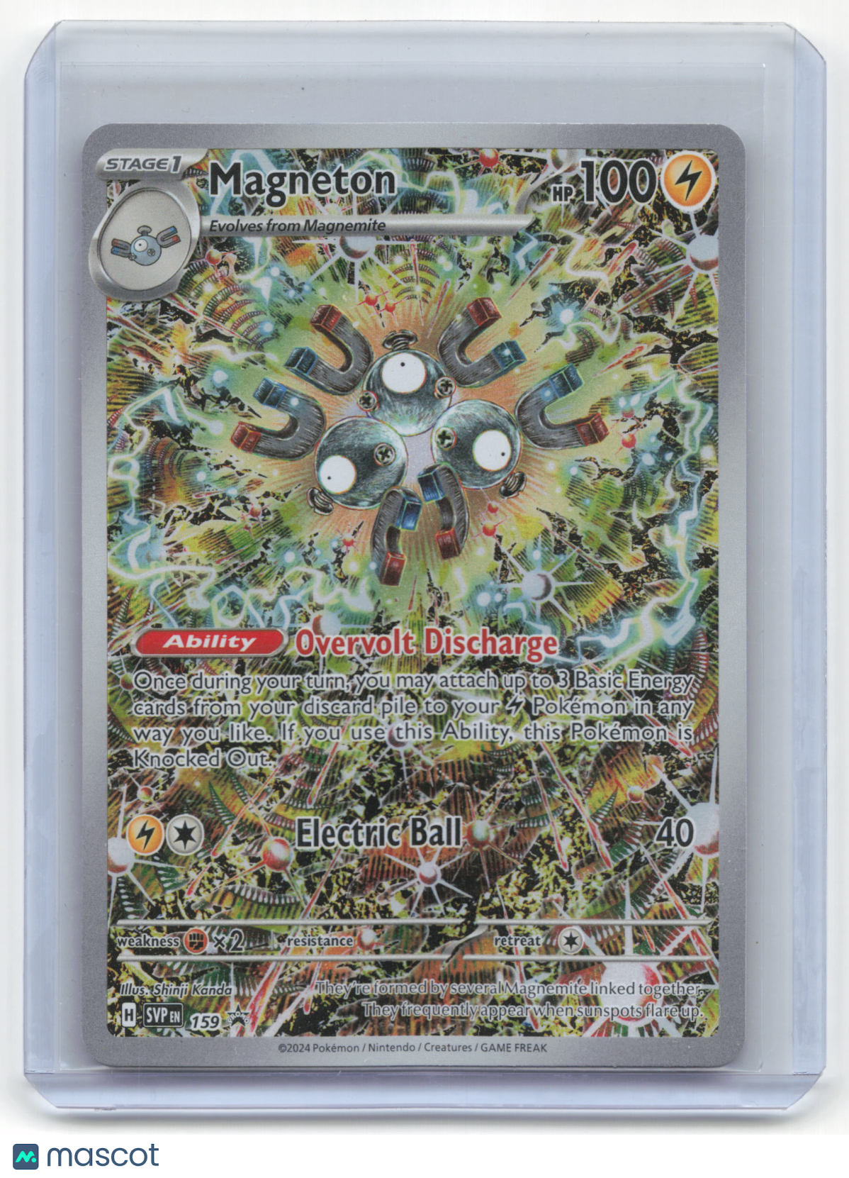 2024 Pokemon Magneton Scarlet & Violet Black Star Promo #159 Near Mint