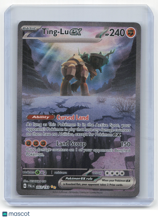 2023 Pokemon Ting-Lu EX Paldea Evolved Special Illustration Rare #263/193 NM