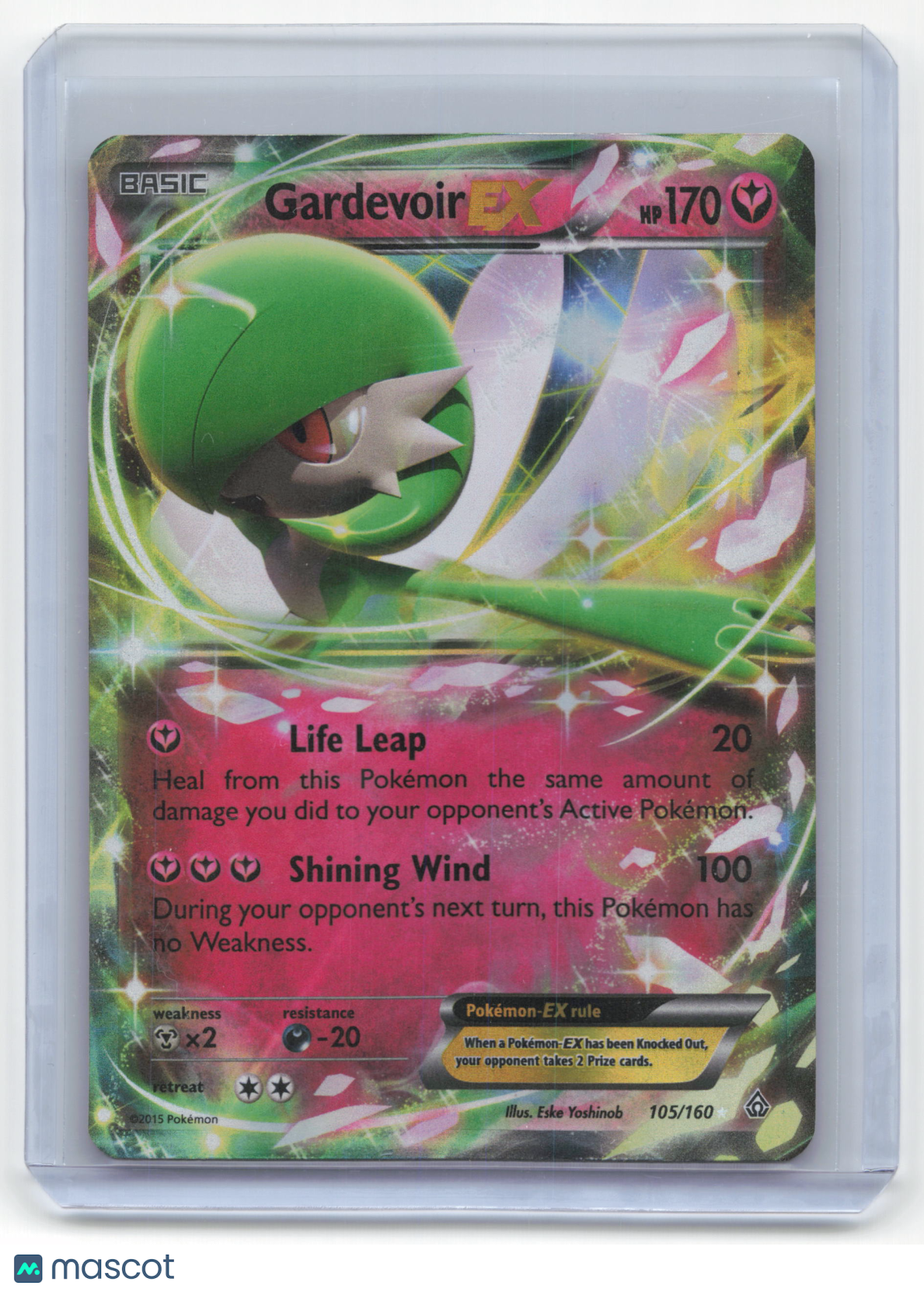 2015 Pokemon Gardevoir EX Primal Clash Rare #105/160 Lightly Played