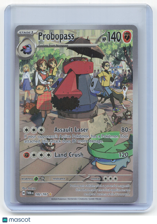 2024 Pokemon Probopass Twilight Masquerade Illustration Rare #182/167 Near Mint