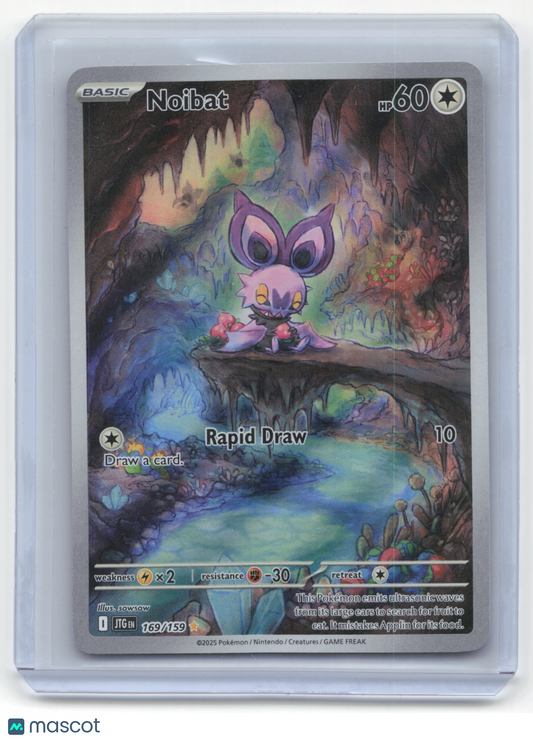 2025 Pokemon Noibat Journey Together Illustration Rare #169/159 Near Mint