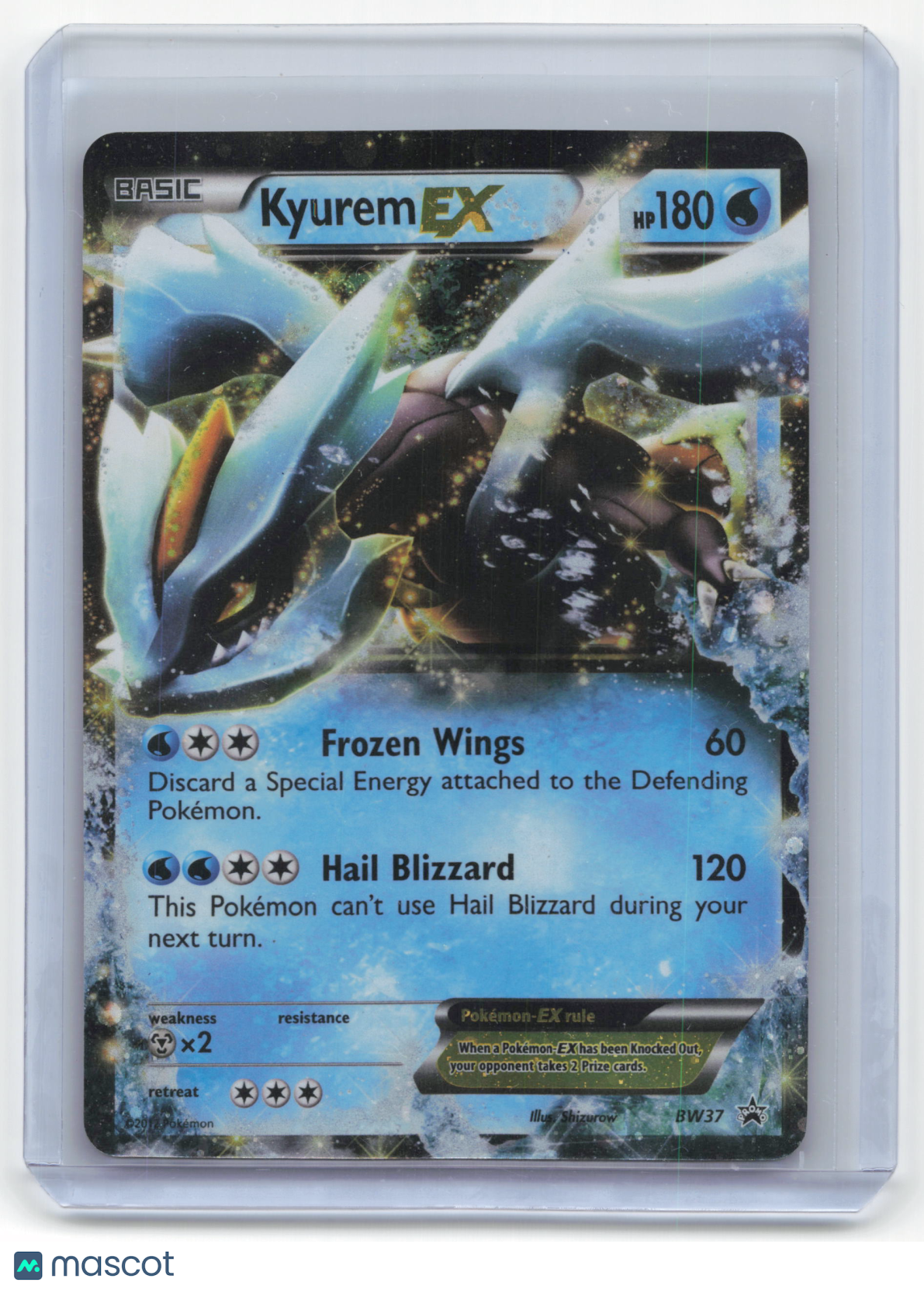 2012 Pokemon Kyurem EX Black & White Black Star Promo #BW37 Lightly Played