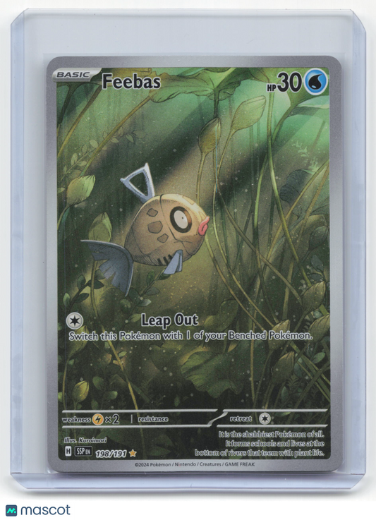 2024 Pokemon Feebas Surging Sparks Illustration Rare Foil #198/191