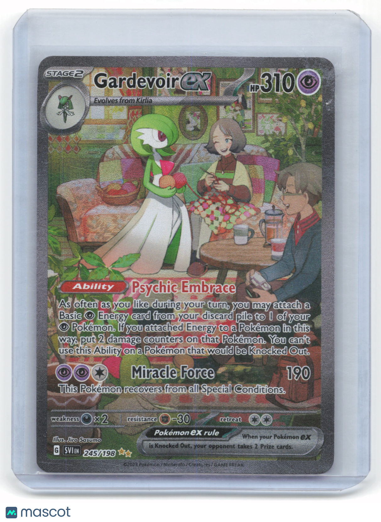 2023 Pokemon Gardevoir EX Scarlet & Violet SIR Holo #245/198 Lightly Played