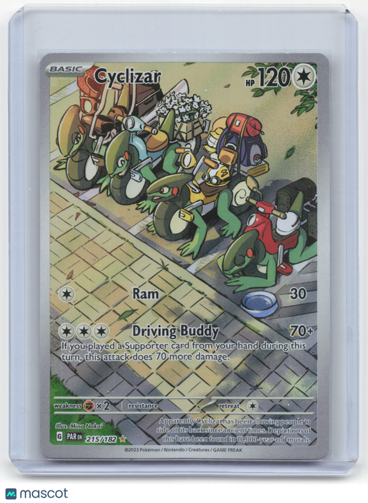 2023 Pokemon Cyclizar Paradox Rift Illustration Rare Foil #215/182