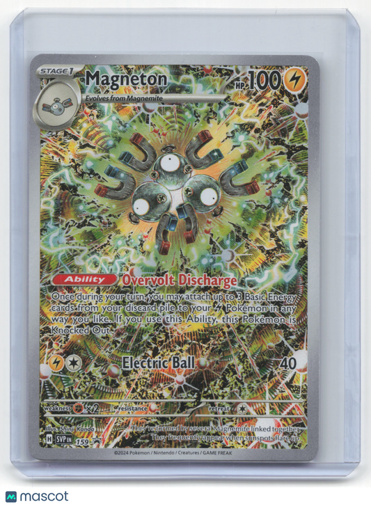 2024 Pokemon Magneton Scarlet & Violet Promos Black Star Promo Foil #159