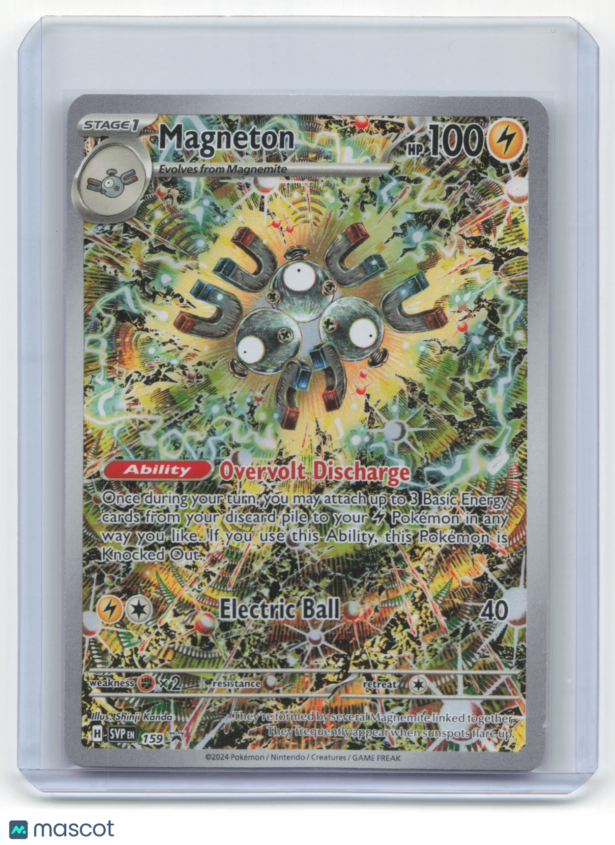 2024 Pokemon Magneton Scarlet & Violet Promos Black Star Promo Foil #159