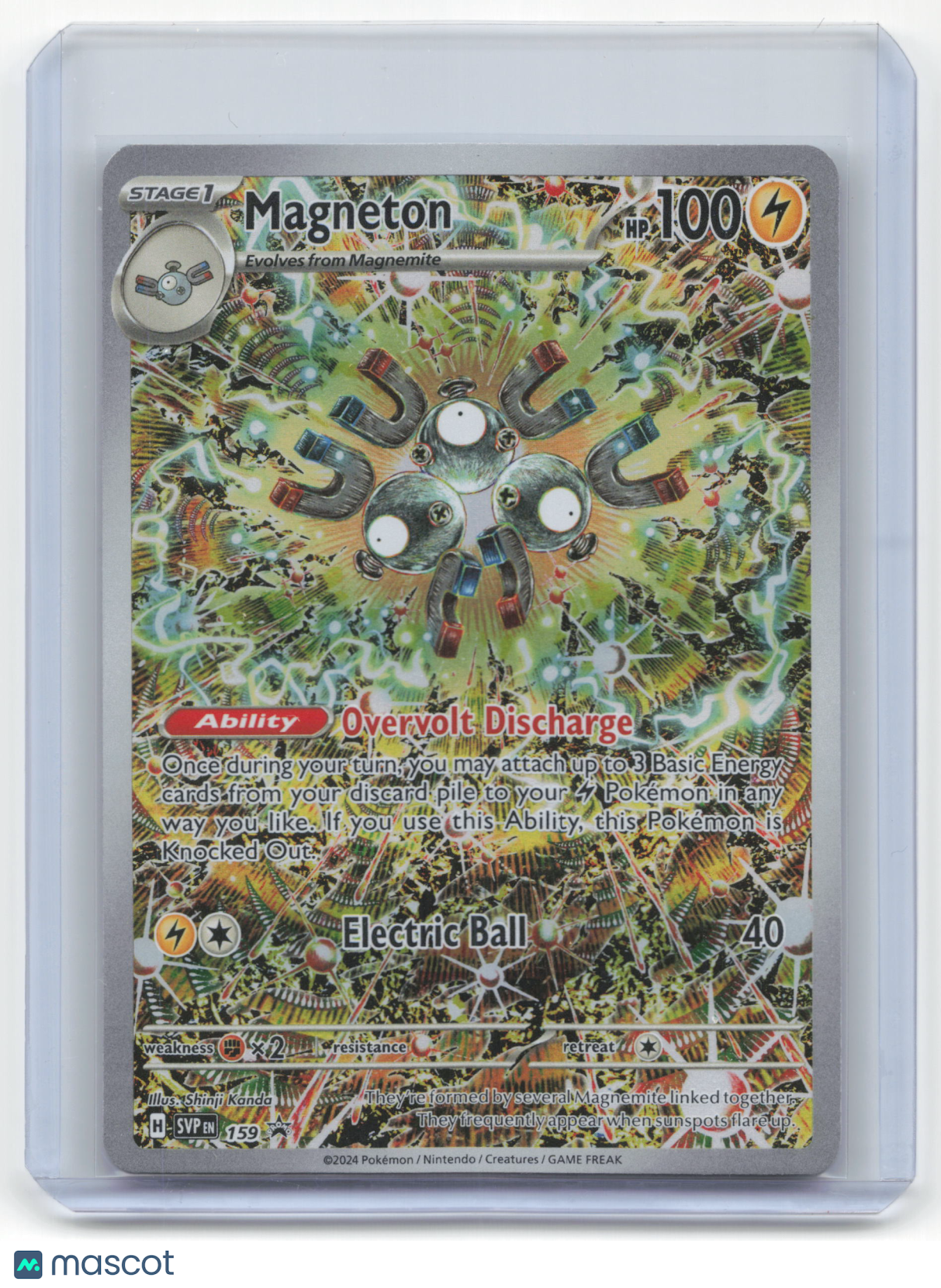 2024 Pokemon Magneton Scarlet & Violet Promos Black Star Promo Foil #159