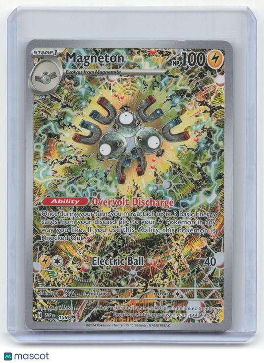 2024 Pokemon Magneton Scarlet & Violet Promos Black Star Promo Foil #159