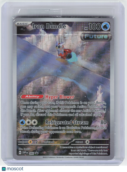 2023 Pokemon Iron Bundle #066 SV Promos Black Star Promo Foil [SEALED]