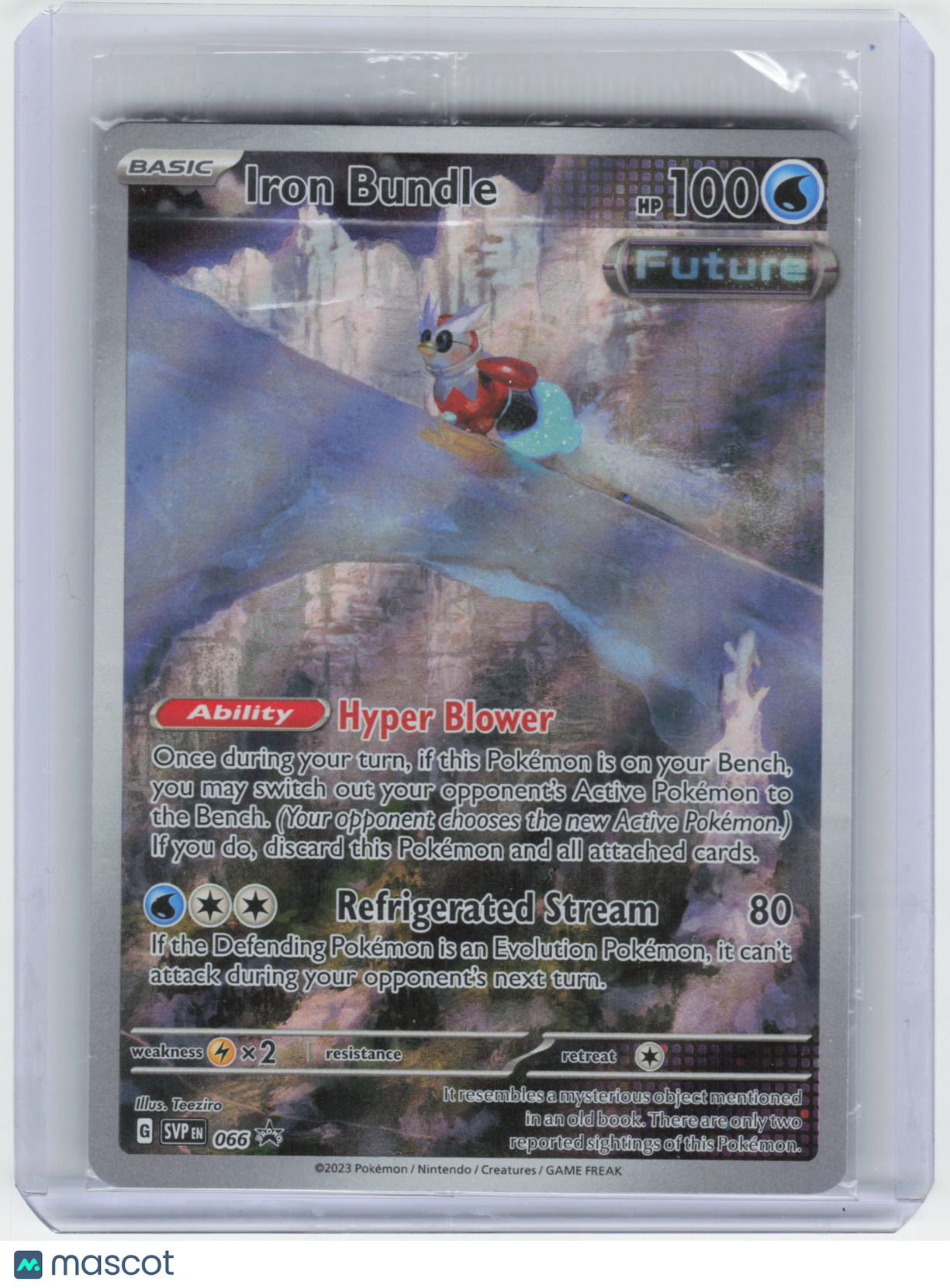 2023 Pokemon Iron Bundle #066 SV Promos Black Star Promo Foil [SEALED]