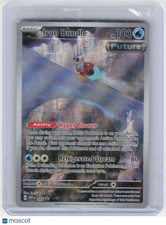 2023 Pokemon Iron Bundle #066 SV Promos Black Star Promo Foil [SEALED]